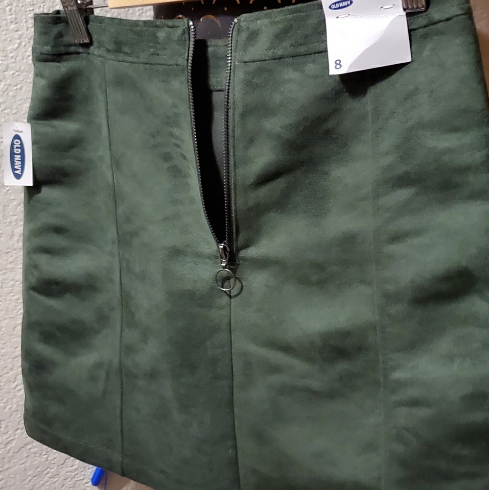 Green miniskirt
